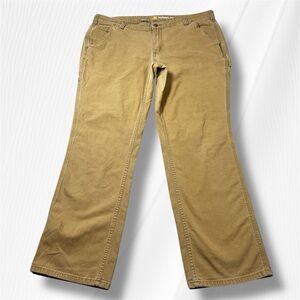 Carhartt Tan Original womens Pants size18 regular fit